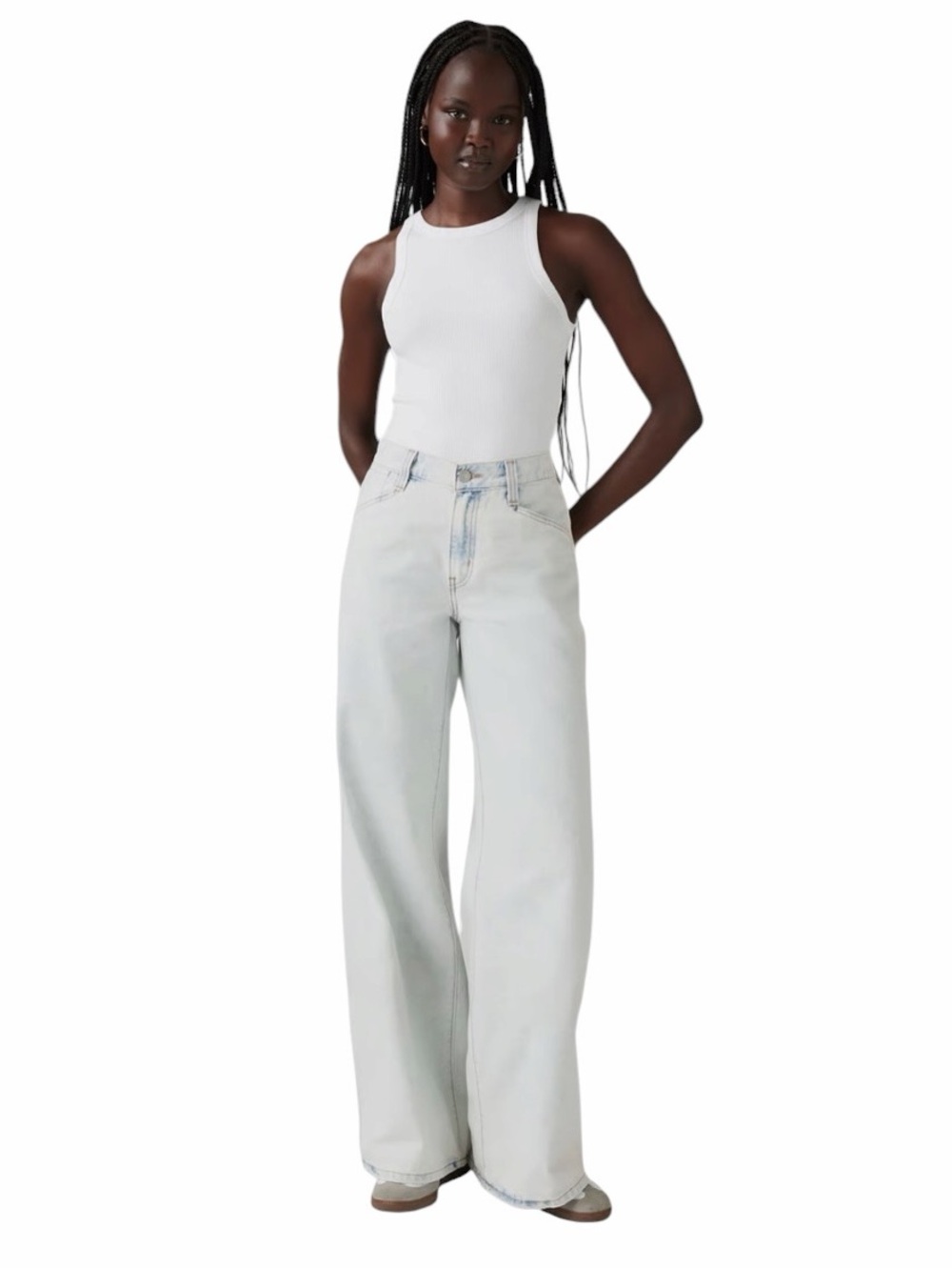 Levi's '94 Baggy Wide Leg Jeans Ice Wash Light Denim NWT Size 29x31 #2275